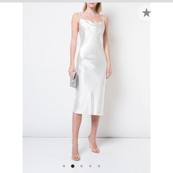 Fleur du Mal • silk cowl neck slip dress • XS - Picture 4 of 5